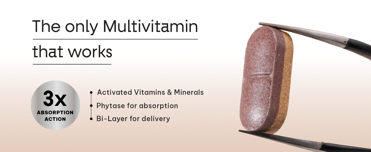 hk vitals Bi-Layer Multivitamin Plus Men, 50 Tablets