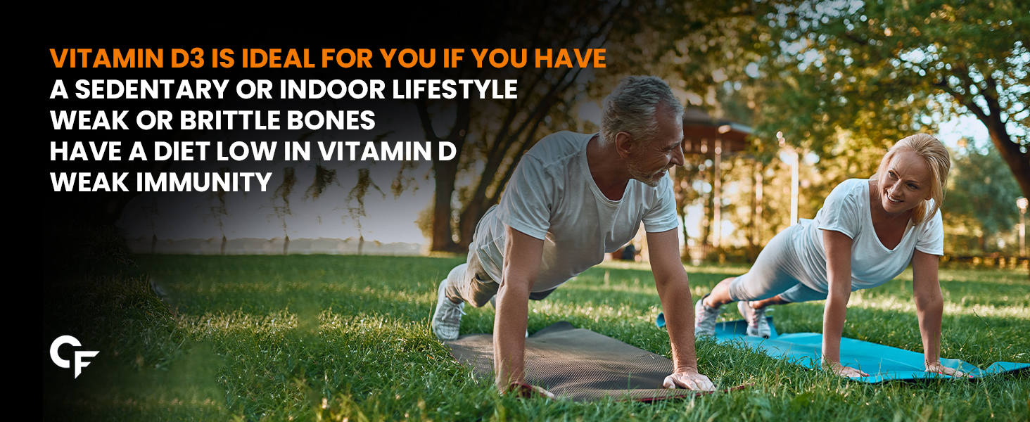 Carbamide Forte Vitamin D3 Shots 60000 IU | Cholecalciferol 60000 IU | Vitamin D Supplement | Vit D3 60000 IU | 8 X 5 ML
