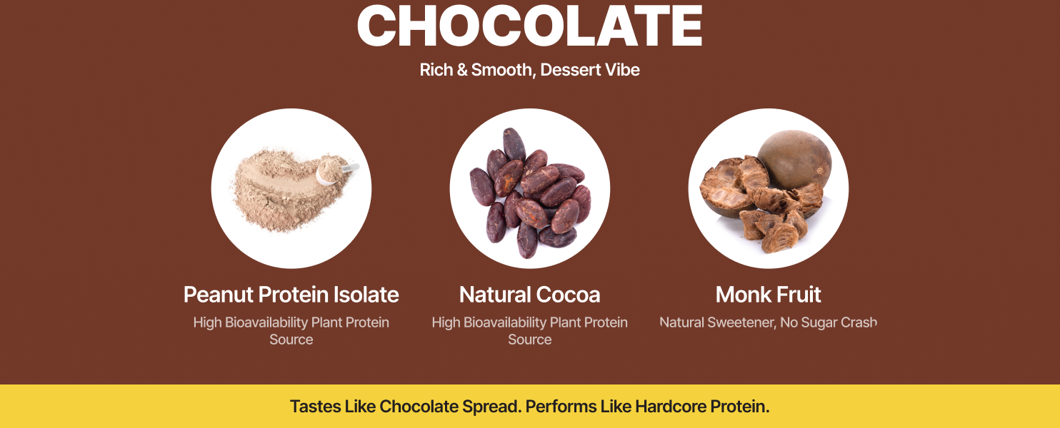 SparkFusion Natural Peanut Protein Isolate – Flavor – 25g Protein, 5g BCAA, Zero Sugar, Gut-Friendly, Vegan, Lab-Tested, No Artificial Additives (1 kg (Pack of 1), Rich Chocolate)