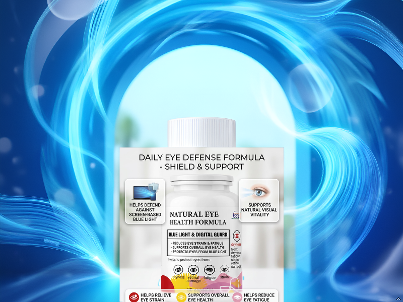 Vision Support Natural Eye Health Formula Capsules | Blue Light & Digital Screen Support Supplement | Helps Support Eye Comfort, Vision Wellness & Daily Eye Care | 30 Capsules | visirax Natural Eye Health Formula