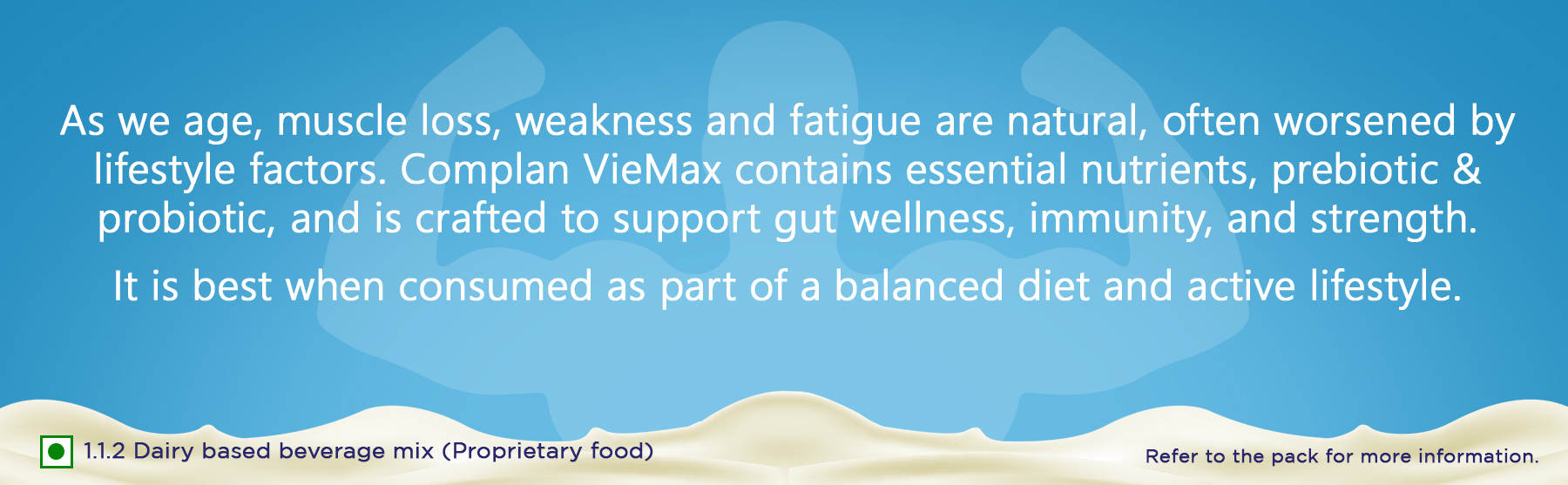 Complan VieMax - Scientifically designed nutrition for Adults (Vanilla Flavour, 400g, Jar) | High Protein, Prebiotic, Probiotic for Strength, Gut Wellness, Immunity