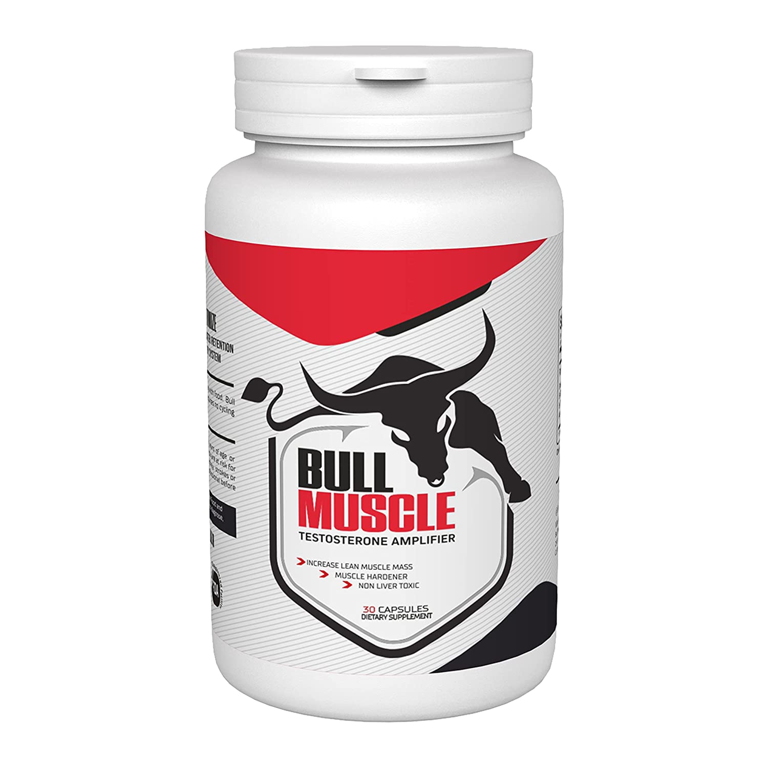 Bull Muscle|Daily Muscle Building Supplement|Plant Based Androgenic & Anabolic Blend|Natural Anabolic Growth Amplifier For Men|For Muscle Growth & Strength|30 Potent Capsules|Fssai Approved