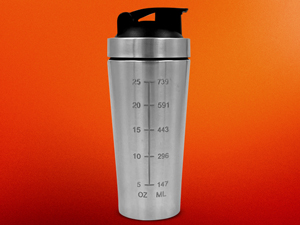 SLOVIC Steel Shakers for Protein Shake, BPA Free Gym Bottles for Men, Odor Free Protein Shaker Bottles for Protein Shake, Leakproof Stainless Steel Shaker Bottles for Gym