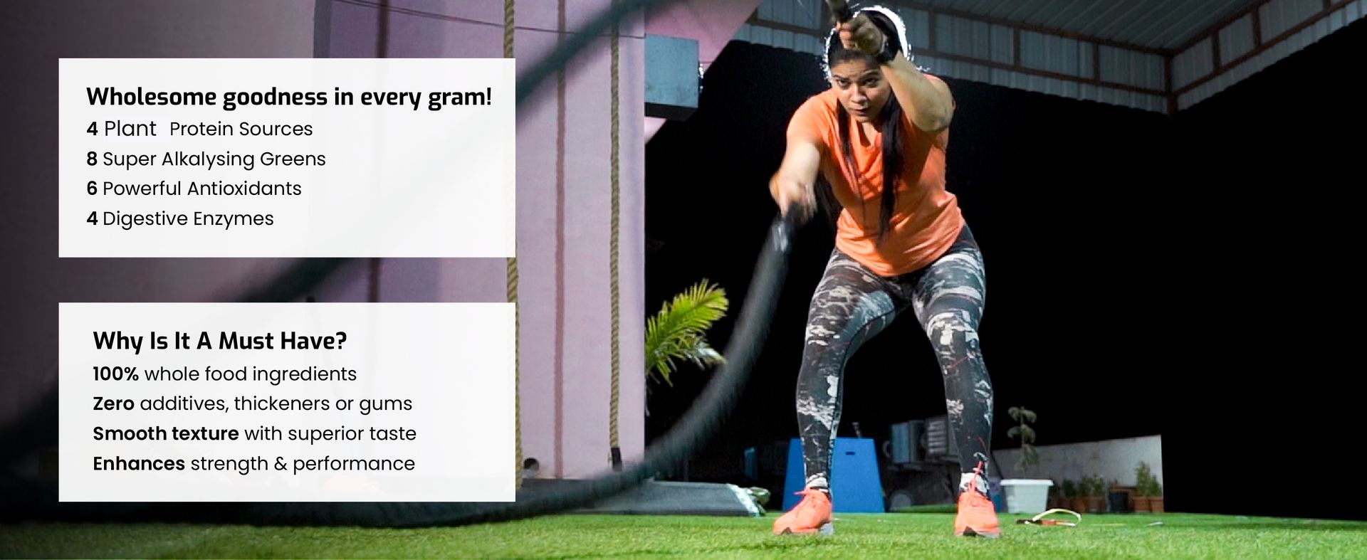 Plantigo Clean Plant Protein Powder for Men, Women - 24g Protein, 4.4g BCAA, 2g Leucine, Antioxidants, 11 Vitamins, 8 Minerals, Brown Rice, Pea Protein (Vanilla Flavored + Sipper Bottle 600ml)