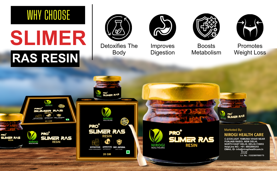 Pro Resin Weight Loss for Men & Women Natural Fat Burner, Detoxifier & Health Boost Slimming Solution (Pack of 2)