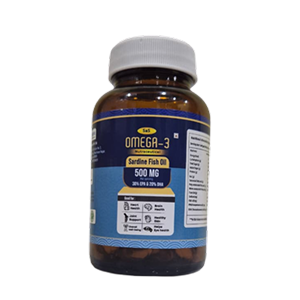 SAS Omega-3 Fish Oil Capsules 500mg with EPA 180mg & DHA 120mg | Mercury-Free, Burpless Softgels for Heart, Brain & Joint Health | Non-GMO Supplement for Men & Women (30 Capsules) (Pack of 1)