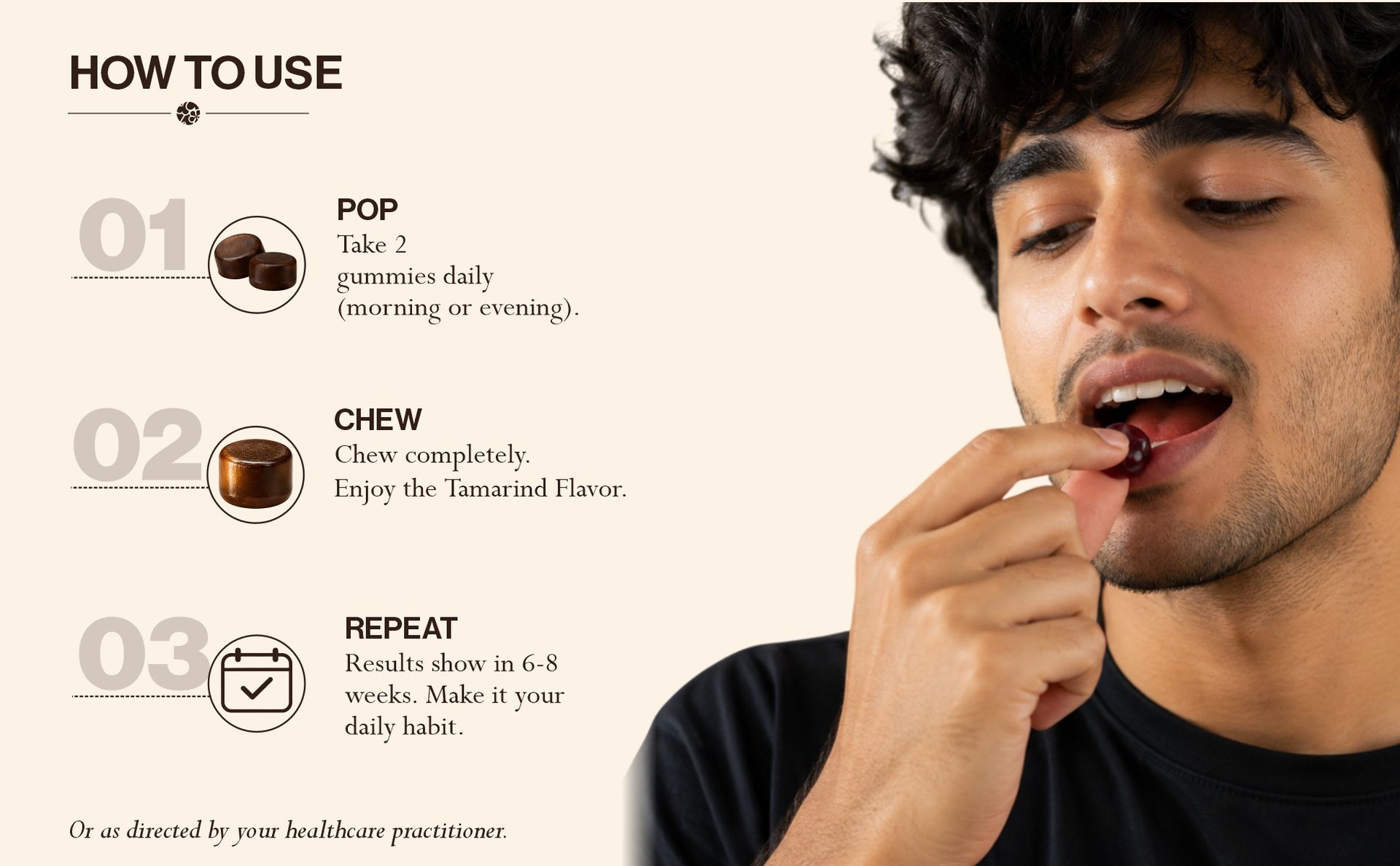 Allove Shilajit Gummies 250mg with Nano Gold | 30 Gummies | Tamarind