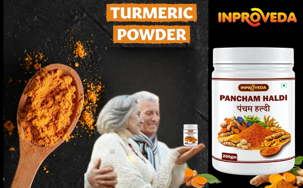 Inproveda Pancham Haldi Powder, Immunity Booster, Anti-Oxidant, Anti-Inflammatory Turmeric, 200 gm