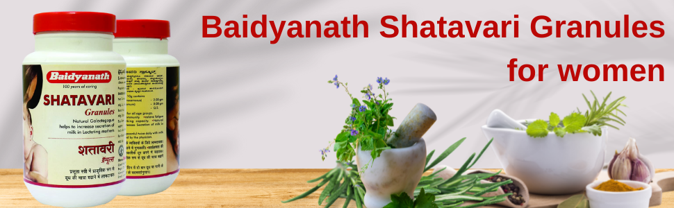 Baidyanath Asli Ayurved Shatavari Granules for Women - 500g (Pack of 2)