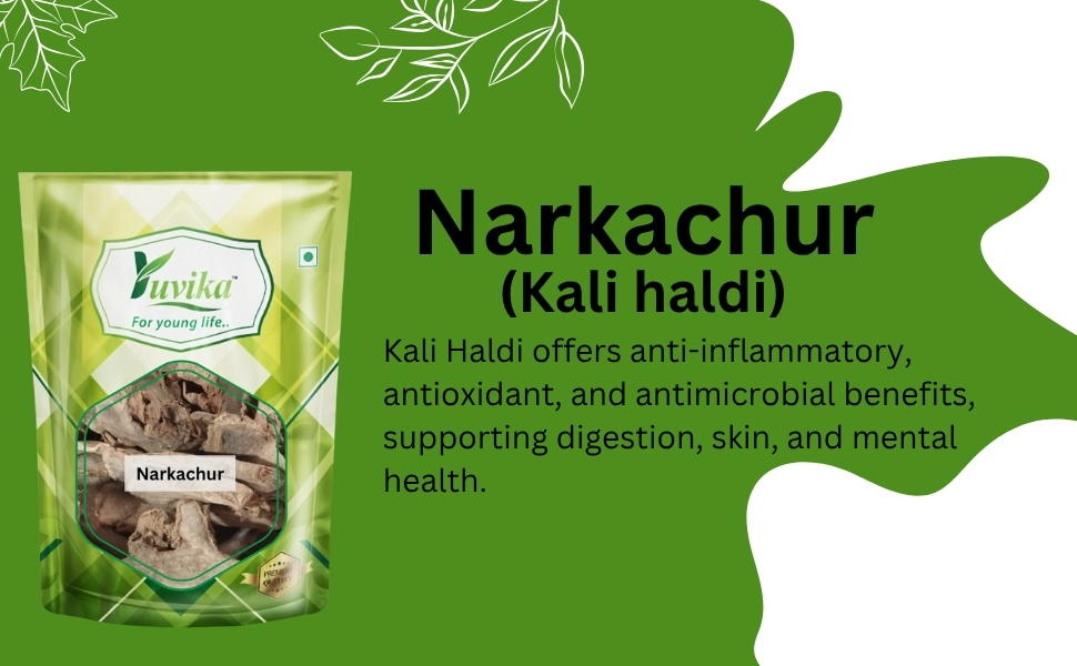 Yuvika Narkachur - Curcuma caesia - Black Turmeric - Kali Haldi 200 Grams