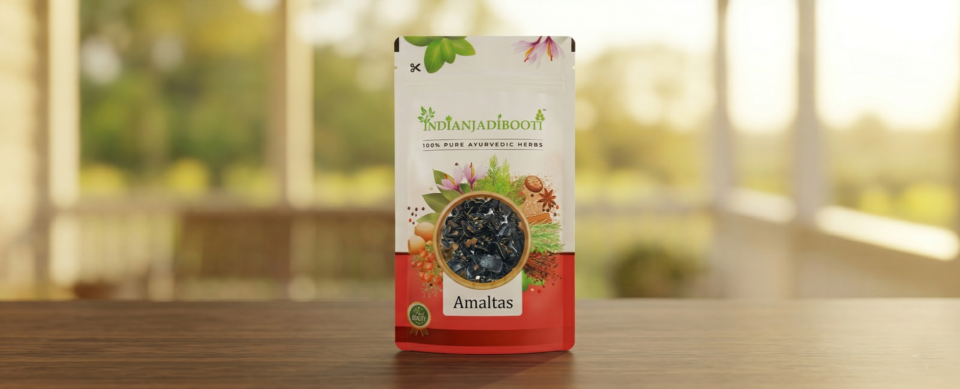 IndianJadiBooti Amaltas Pulp (100g Pack Of 2) | Cassia Fistula/Amaltash Gudda | Aragvadha | Natural Gentle Laxative for Kids & Adults | Constipation Relief | Pure & Seedless