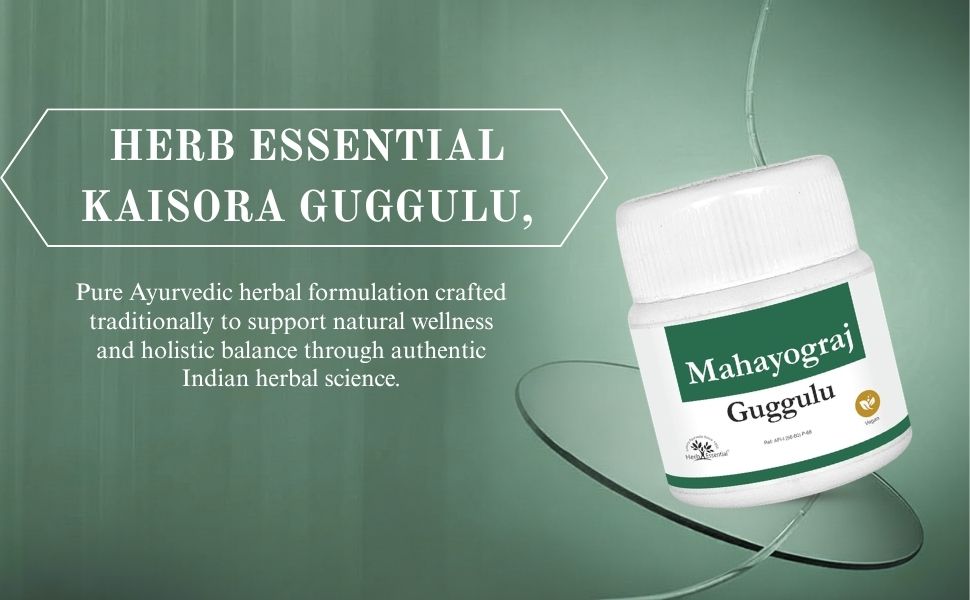 Herb Essential Kaishore Guggulu 60 Tablets, Ayurvedic Formula for Digestion