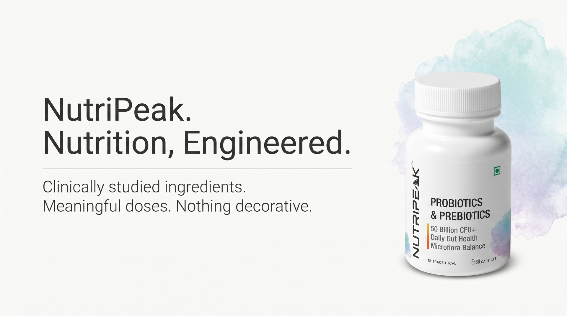 Probiotics & Prebiotics 50 Billion CFU+, 11 Strains, 60 Veg Capsules, Daily Gut Health & Microflora Support