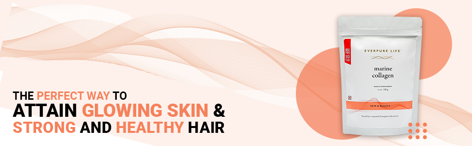 Skin & Beauty Marine Collagen Powder (300g) | Hydrolysed Korean Supplement Peptides for Glowing Skin, Healthy Hair & Nails | No Added Sugar & Unflavoured | For Men & Women