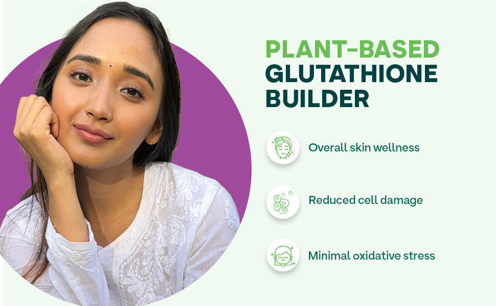 OZiva Plant Based Collagen Classic Supplement 250 g and OZiva Plant Based Glutathione Builder 60 Vegetarian Capsules