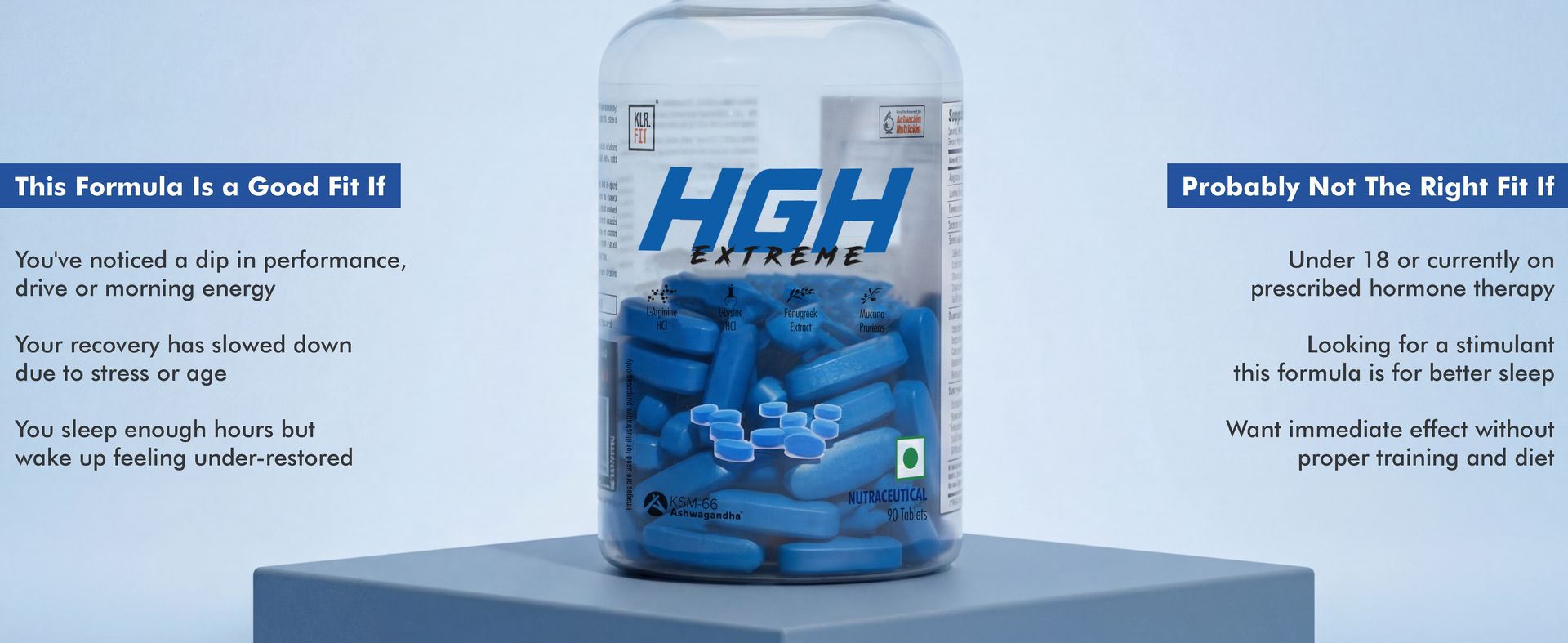 Hgh Extreme - Boosts And Supports Energy, Drive, Physical Performance - Comprehensive T-Level And Gh Support Formula - 90 Tablets