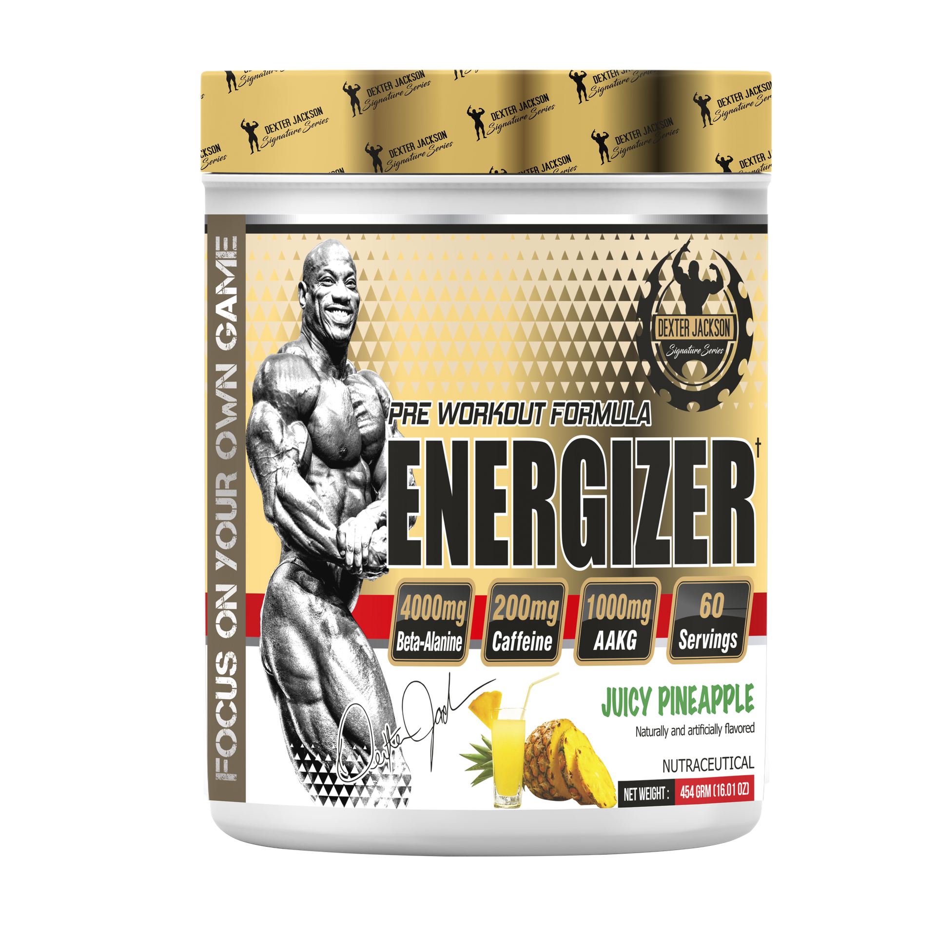 Dexter Jackson Pre-Workout Formula - Pineapple Flavor | 454g, 60 Servings