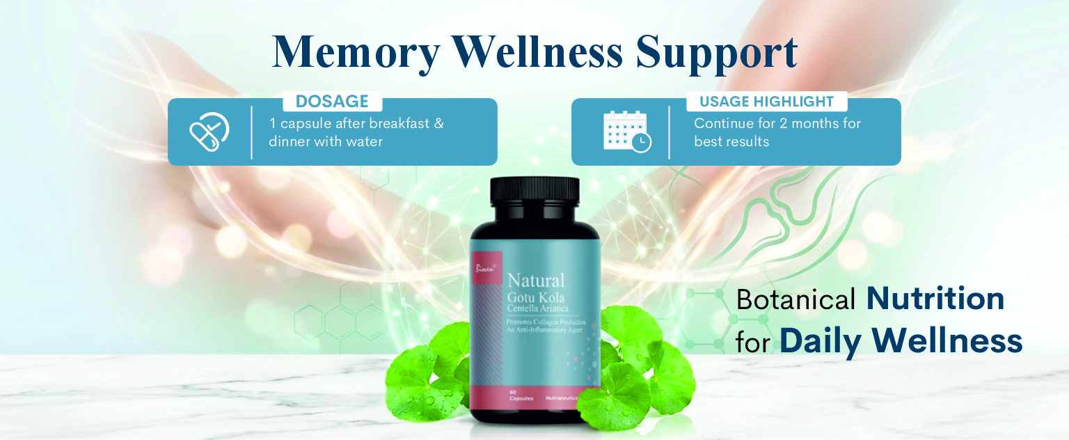 Gotu Kola Herbal Supplement 60 Veg Capsules | Centella Asiatica Extract 300mg | Supports Healthy Skin, Cognitive Wellness, Mental Focus, Memory Function & Daily Nutritional Support