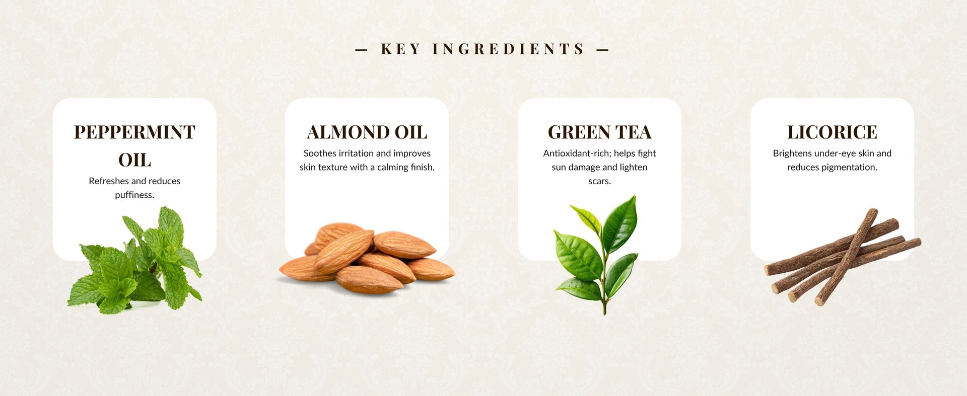 Nayanam Cooling Under Eye Gel with Almond Oil, Cucumber & Licorice | Helps with Dark Circles, Puffiness & Fine Lines | Contains Hydrating & Soothing Properties - (60g)