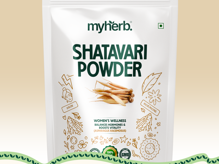 MYHERB 100% Natural Organic Shatavari Powder (Asparagus racemosus) || 227 Gm/0.5 Lbs || Promotes Vitality and Strength || For Men & Women