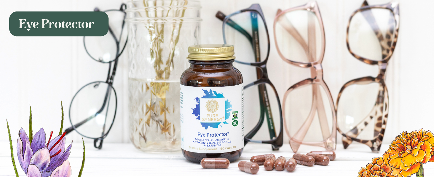 PURE SYNERGY Eye Protector Eye Health Supplement (60 Capsules)
