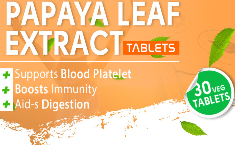 Ayurvedic Life Papaya Leaf Tablets 120 Tablets | Carica Papaya (Pack of 1)