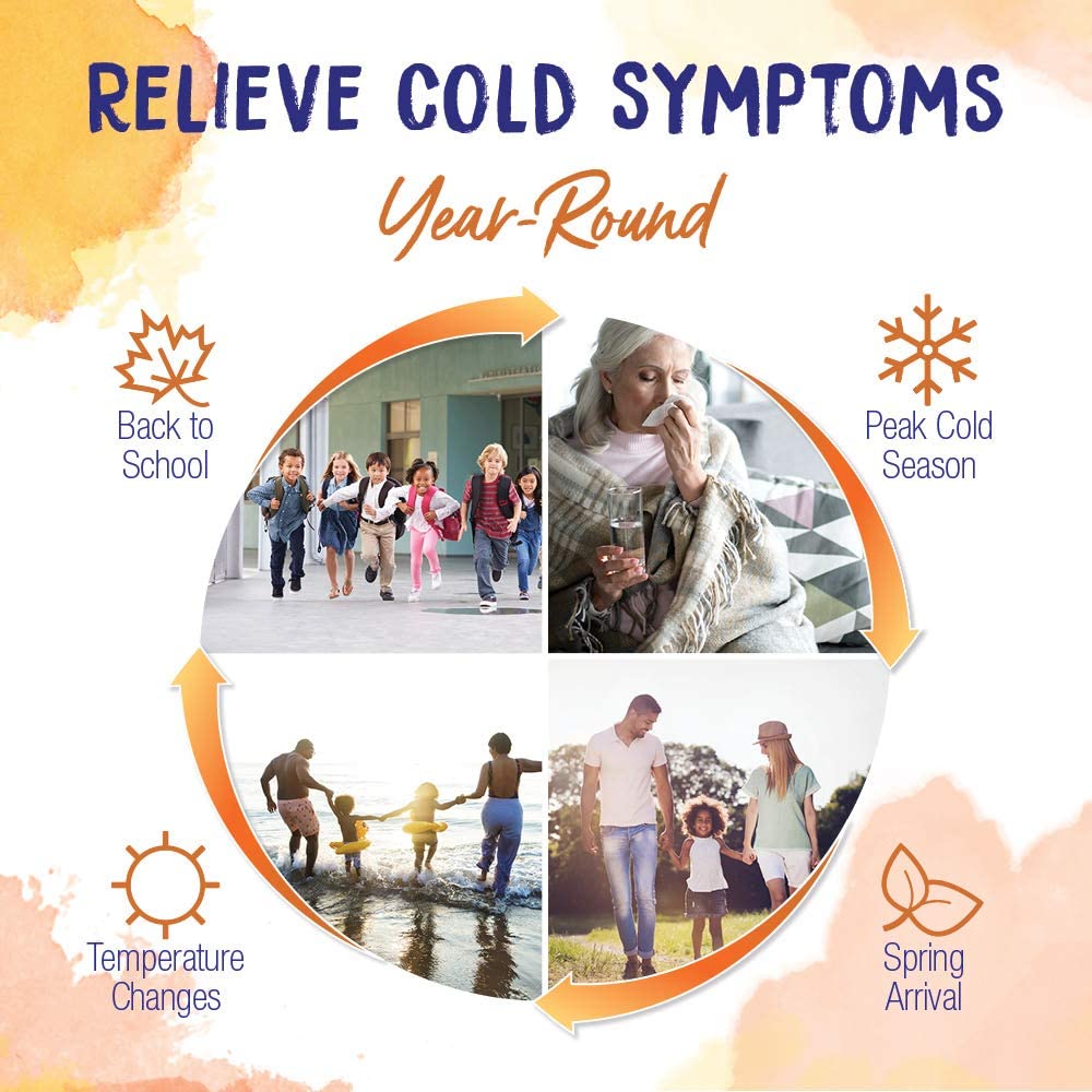 Boiron ColdCalm Tablets for Relief of Common Cold Symptoms Such as Sneezing, Runny Nose, Sore Throat, and Nasal Congestion - Non-Drowsy - 60 Count (2 Pack)