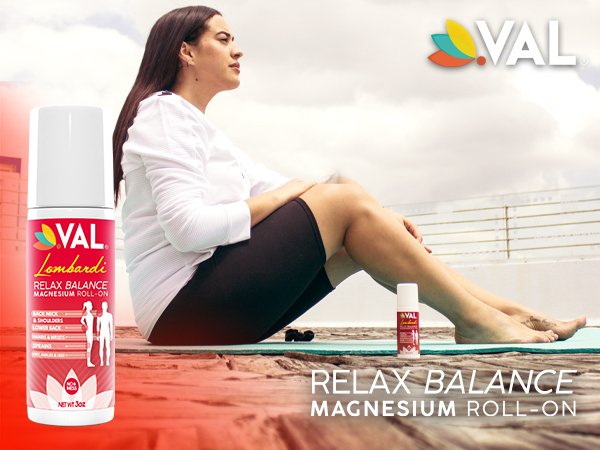 VAL Magnesium Roll-On for Joint & Muscle Relief | Fast-Acting Zechstein Magnesium with Arnica, Menthol & Herbal Extracts | Natural Pain Relief | 3oz | No Mess, Non-Greasy