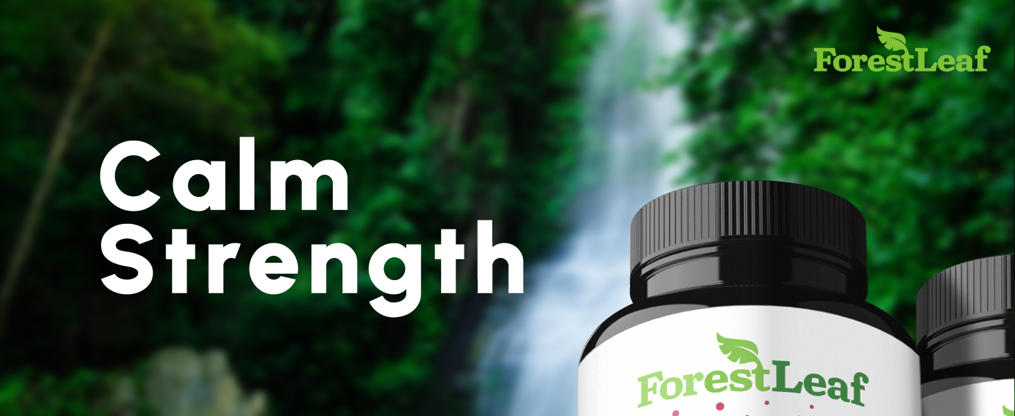 ForestLeaf Magnesium Glycinate 400mg, Magnesium Supplement, 90 Capsules