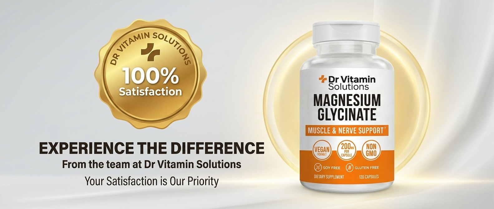 Magnesium Glycinate 200mg High Absorption Bisglycinate Sleep Supplement