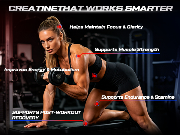 Creatine Monohydrate Gummies 6000MG, Sugar-Free Creatine Gummy for Adults