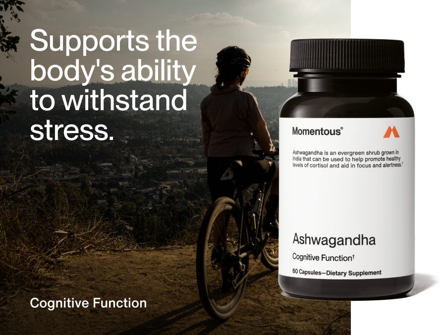 Momentous Ashwagandha Supplement, NooGandha Extract, 300mg per Serving