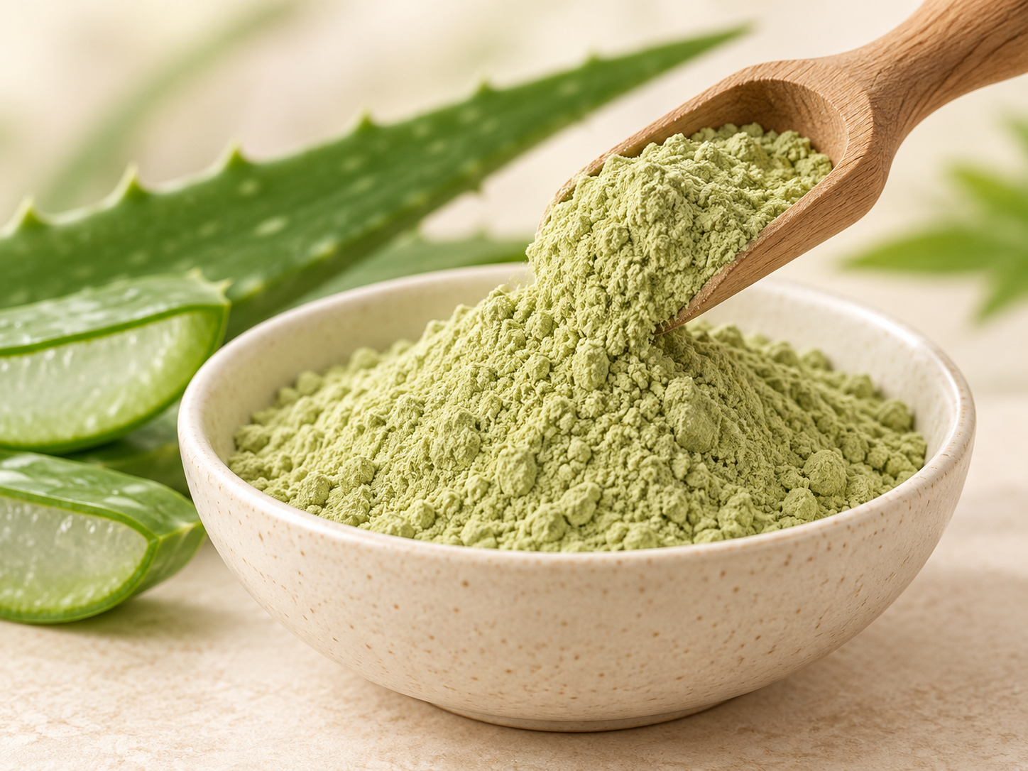 Aloe Vera Powder for Hair & Skin Care | Natural Aloevera Powder for Face Pack, Hair Mask and Scalp Care | Fine Herbal Powder for DIY Beauty Routine | 200 g