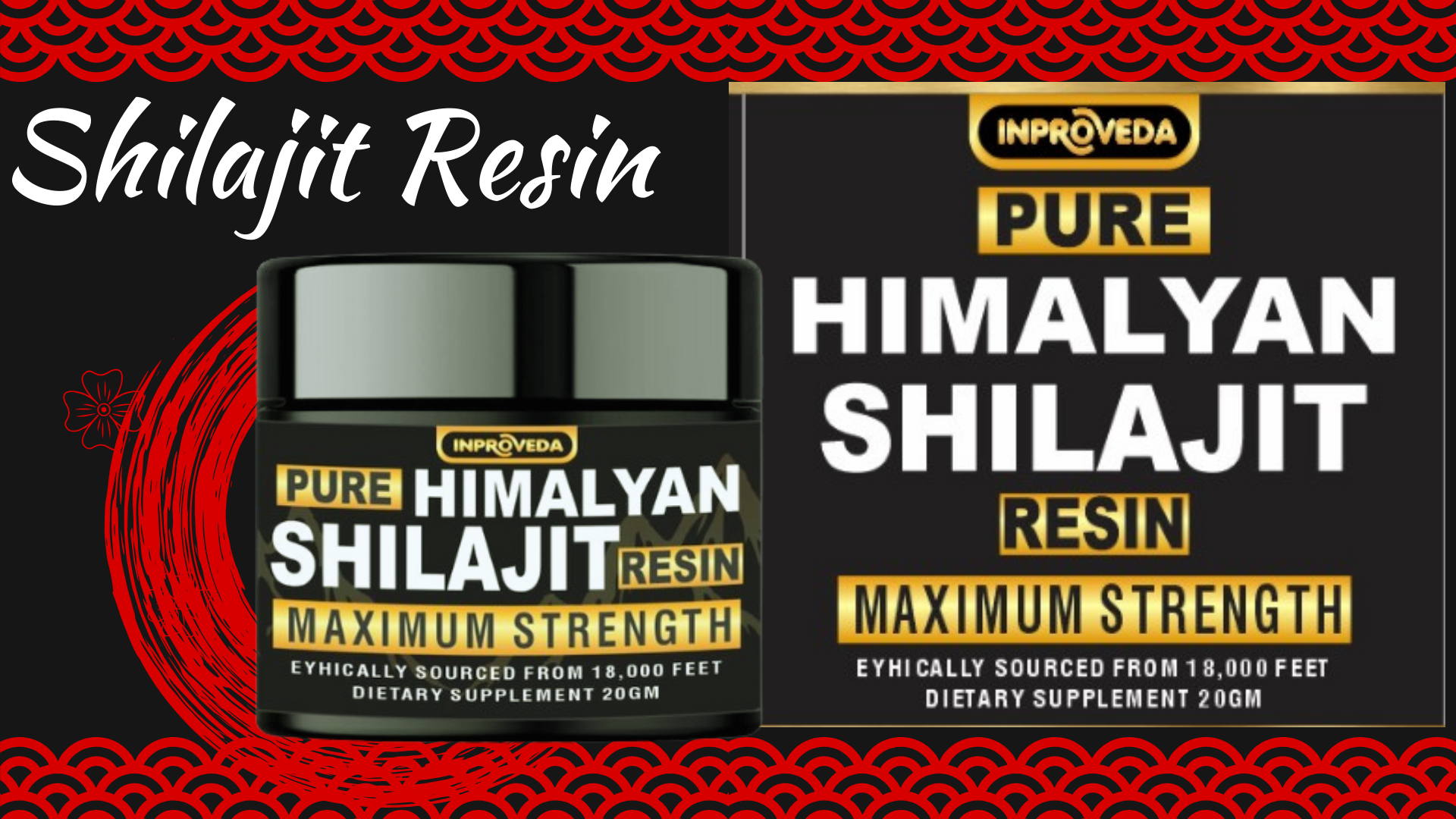 Pure Himalayan Shilajit Gold Resin 20g - Performance Booster For Endurance, Stamina and maximum muscle strength.