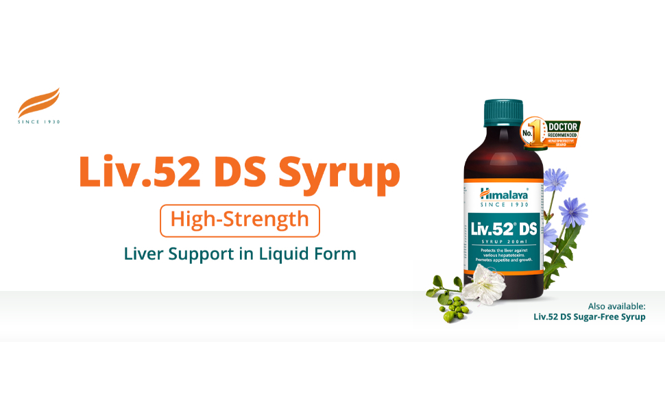 Himalaya Liv 52 Ds Liquid Syrup, Blue, 200 Ml