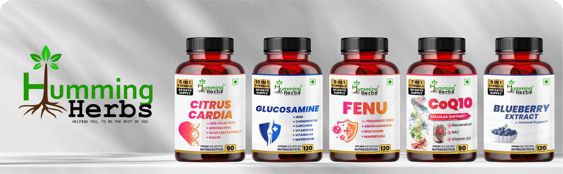 Humming Herbs Liver Care Tudca+ 7 In 1 Formula Blend Of Tudca, L-Arginine, Milk Thistle, Dandelion, Ashwagandha, Panax Ginseng, Astragalus Root-180 Cap, Pack Of 2