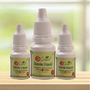 So Sweet Stevia Liquid Sugar Free Natural Zero Calorie Sweetener 300 Drops (Pack of 3)