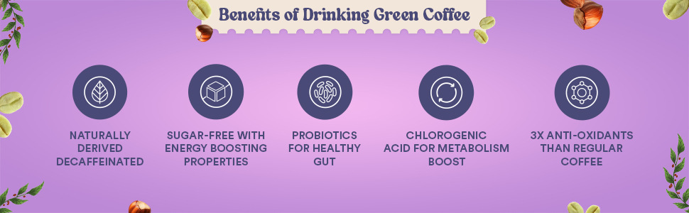 Greenbrrew Hazelnut Instant Green Coffee - 4-Month Pack (1kg)