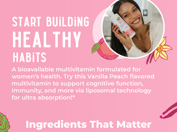 MARYRUTH'S Women's Multivitamin Liposomal, Ultra Absorption, 15.22 Fl Oz