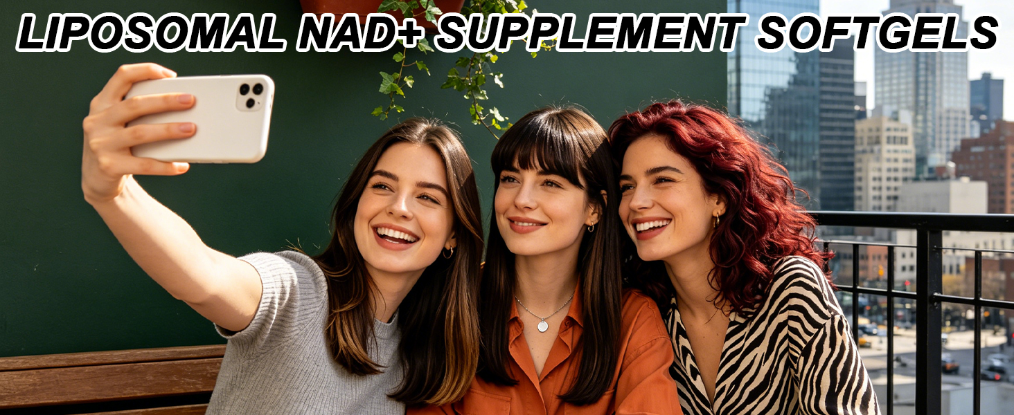 NAD+ Supplement for Women, Liposomal Nad Plus Resveratrol, NMN Alternative