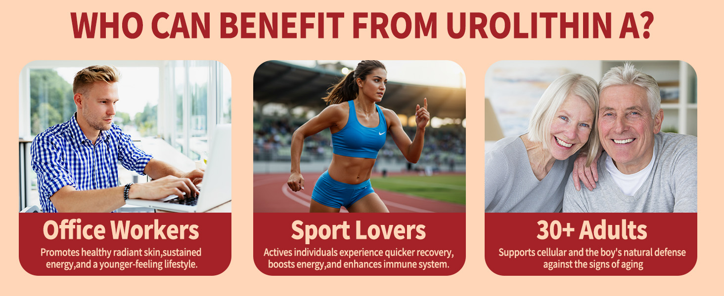 Urolithin A Supplement 2295mg, High Potency Liposomal Formula,120 Capsules