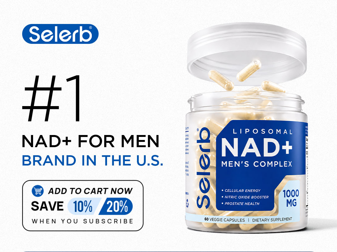 NAD Supplement for Men – Liposomal NAD+ NMN Alternative Nitric Oxide Prostate Health Supplements with Resveratrol, CoQ10, L Citrulline and Lycopene for Anti-Aging & Cellular Energy Support 60 Capsules