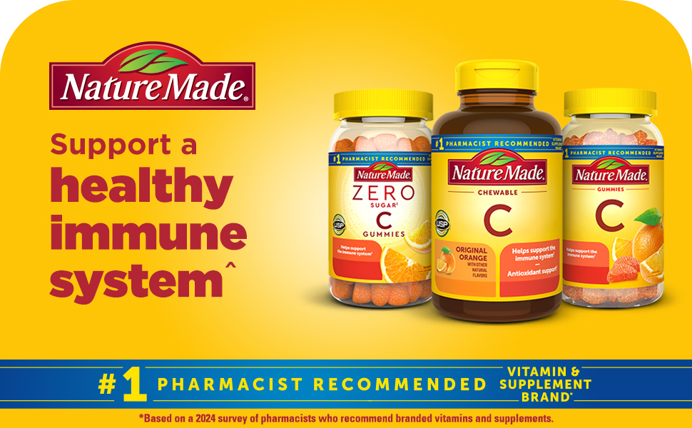 Nature Made Extra Strength Vitamin C 1000 mg Tablets, 100 Count