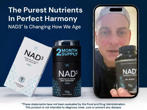 HPN NAD3 NAD+ Booster for Cellular Energy, 60 Caps, 30-Day Supply
