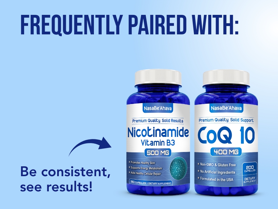 Vitamin B3 Nicotinamide 500mg Capsules | NAD+ Precursor and Longevity with Nicotinamide Form of Vitamin B3 Niacin Flush Free for Aging Skin Energy & Cellular Support | Made in the USA (180 Day Supply)