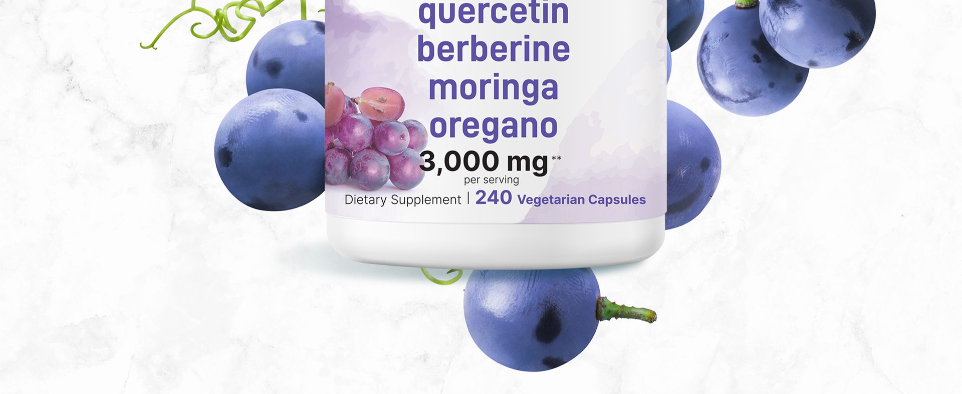 Micro Ingredients Resveratrol NAD Complex 3,000mg for Women & Men, 240 Veggie Capsules | NMN Supplement Alternative | 11-in-1 Blend with NAD+, Quercetin, Moringa, Berberine, Grape Seed, & Oregano