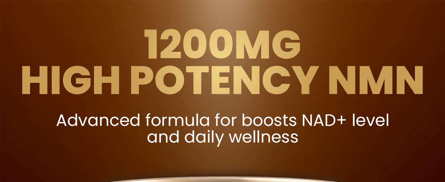 NMN Supplement, 1200mg Per Serving, 120 Capsules, 600mg NMN,Beta Nicotinamide Mononucleotide with Quercetin, Resveratrol, CoQ10 & Astaxanthin, Daily Supplement Formula, 60 Serving