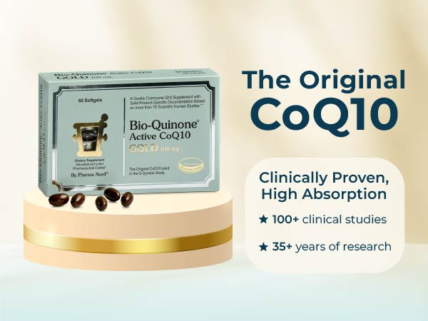 Pharma Nord - The Original CoQ10 • 100 mg High Absorption • 60 Softgels