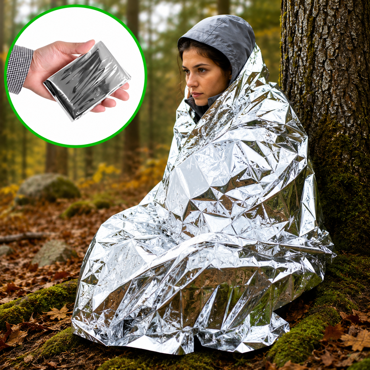 400-Piece First Aid & Survival Kit, Waterproof Case