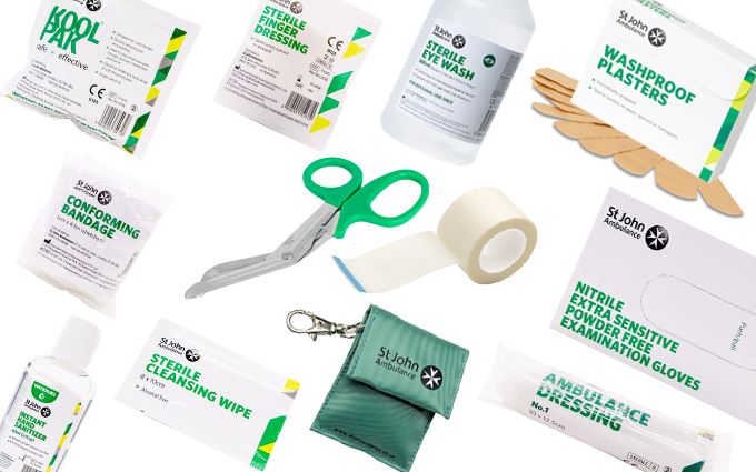 St John Ambulance F30563 Universal First Aid Refill Kit
